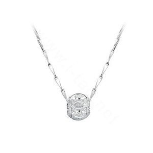 925 sterling silver solid ball bead pendant necklace clavicle chain 18 inch 45cm