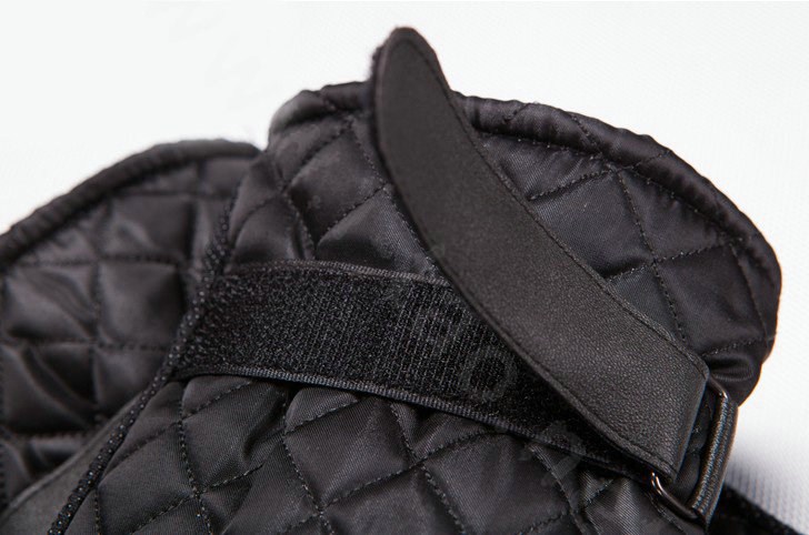 Allfond men winter warm outdoor sport windproof ski motorcycle riding buckle Suede Gloves - Brown