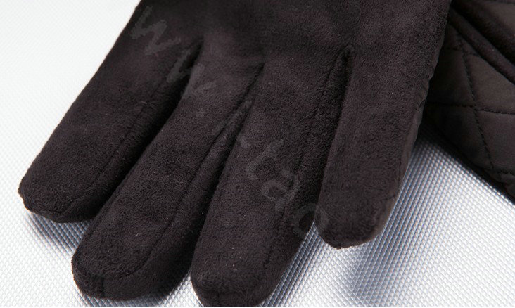 Allfond men winter warm outdoor sport windproof ski motorcycle riding buckle Suede Gloves - Coffee