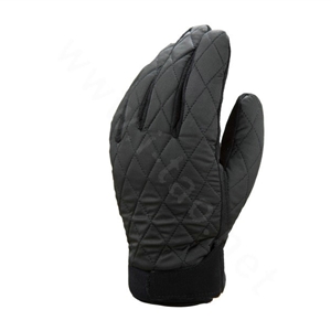 Allfond men winter warm outdoor sport windproof ski motorcycle riding buckle Suede Gloves - Grey