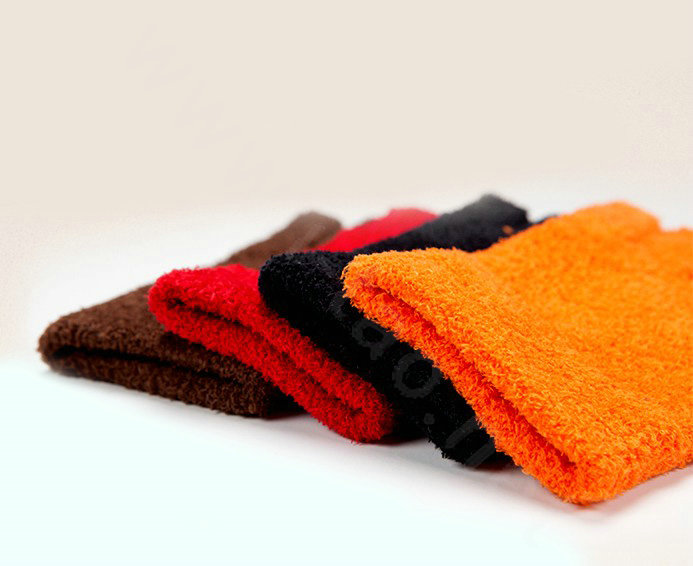 Allfond women touch screen gloves stretch winter warm unisex cashmere gloves - Black