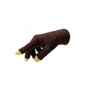 Allfond women touch screen gloves stretch winter warm unisex cashmere gloves - Coffee