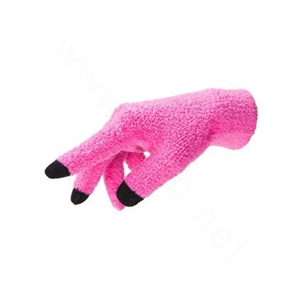 Allfond women touch screen gloves stretch winter warm unisex cashmere gloves - Rose