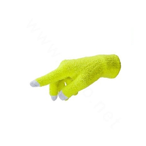 Allfond women touch screen gloves stretch winter warm unisex cashmere gloves - Yellow