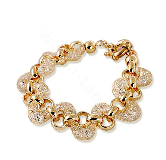 18k Rose Gold Plated Bracelets Bangles for Women champagne gold wire Zircon Crystal Jewelry