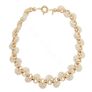 Luxury 18k Rose Gold Chain Necklace Champagne Wire Crystal Zircon Necklace Female Fashion Jewelry