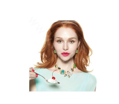 Luxury Crystal Gemstone Pearl Flower Pendant Choker Bib Statement Necklace Women Jewelry