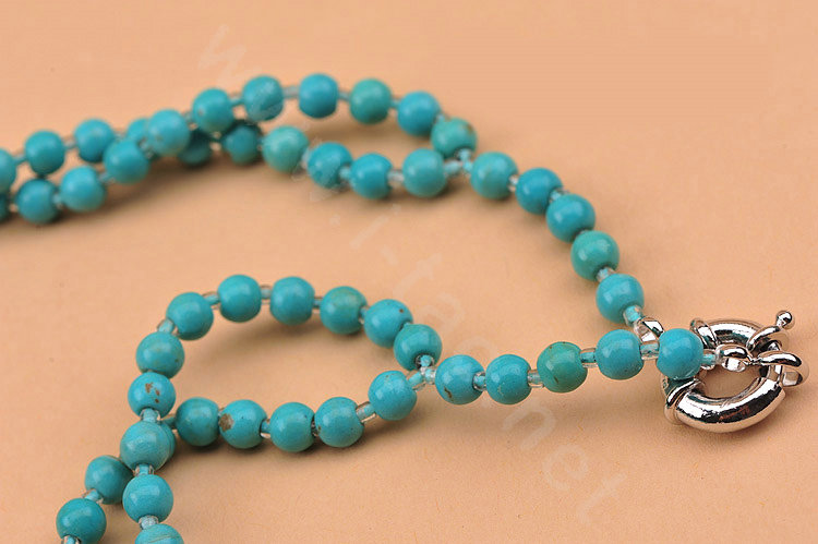 Luxury Fashion Women Handwoven Choker Turquoise Natural shell Flower Bib Necklace Jewelry - White