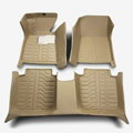 PU Leather Custom Automobile Carpet Car Floor Mats Set For VW Volkswagen Passat 5pcs Sets - Beige