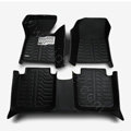 PU Leather Custom Automobile Carpet Car Floor Mats Set For VW Volkswagen Passat 5pcs Sets - Black