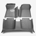 PU Leather Custom Automobile Carpet Car Floor Mats Set For VW Volkswagen Passat 5pcs Sets - Grey