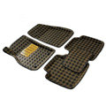 PU Leather Q004 Custom Automobile Carpet Car Floor Mats Set For VW Volkswagen Passat 5pcs Sets - Gold