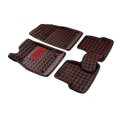PU Leather Q004 Custom Automobile Carpet Car Floor Mats Set For VW Volkswagen Passat 5pcs Sets - Red