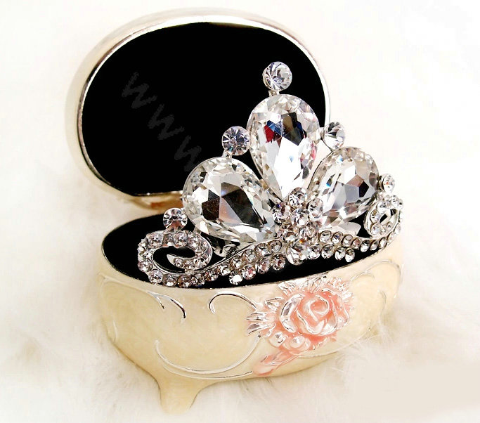 Classic Bride Flower Rhinestone Crystal Bridal Hair Crowns Tiaras Combs Wedding Accessories