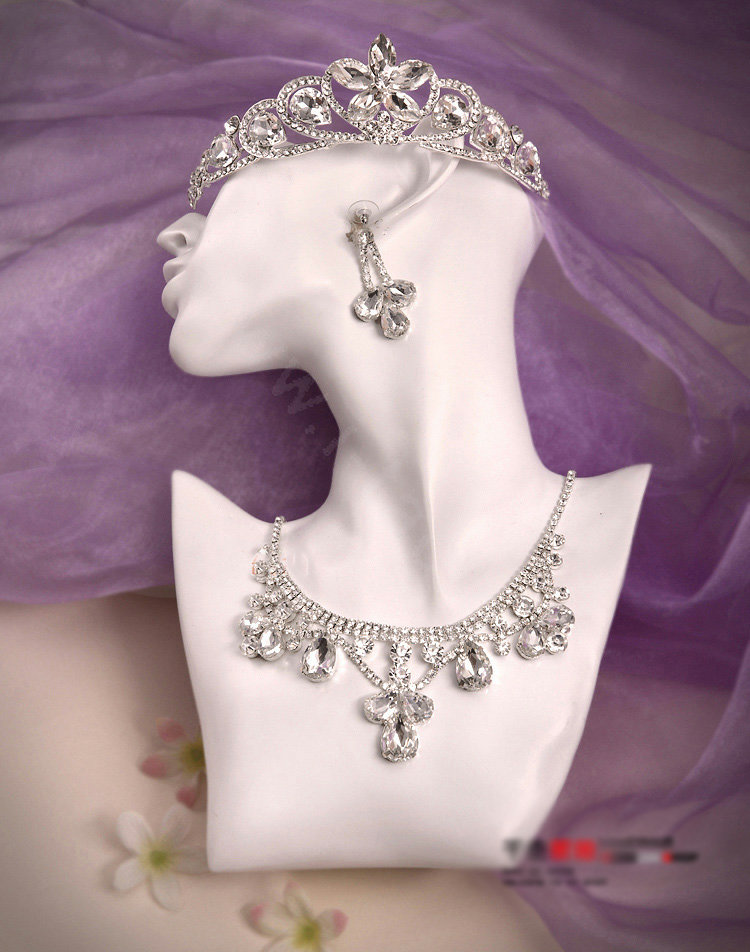 High Quality Bride Flower Rhinestone Crystal Bridal Hair Crowns Tiaras Wedding Accessories
