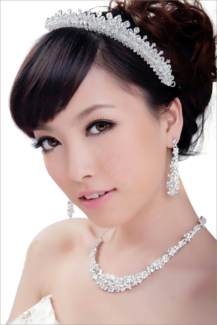 High Quality Luxury Bride Crystal Rhinestone Bridal Hair Crowns Tiaras Wedding Accessories