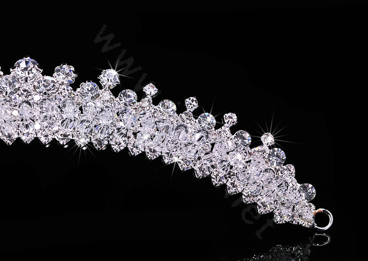 High Quality Luxury Bride Crystal Rhinestone Bridal Hair Crowns Tiaras Wedding Accessories
