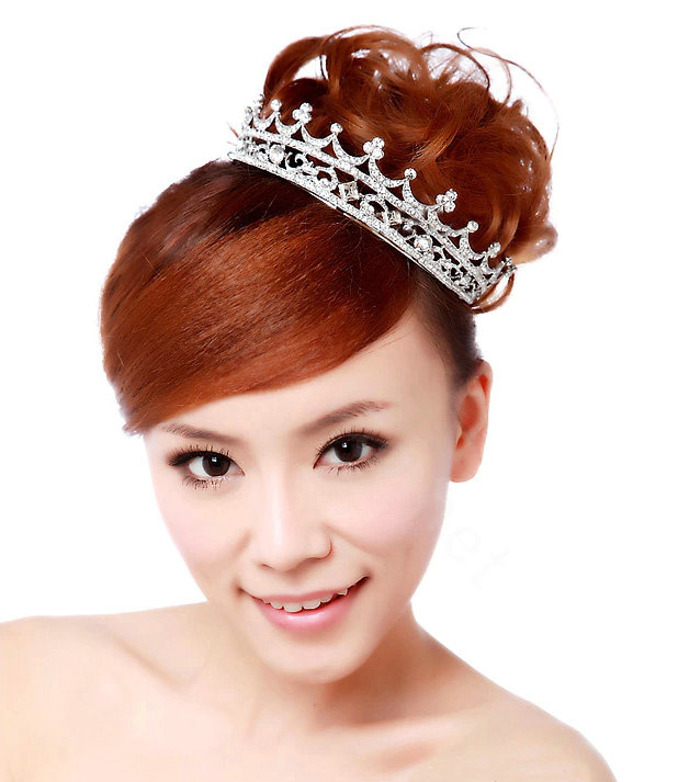 Vintage Bride Rhinestone Crystal Bridal Hair Crowns Tiaras Hair Hoops Wedding Accessories