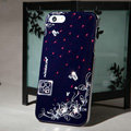 Nillkin Platinum Elegant Hard Cases Skin Covers for iPhone 6 Plus - Douban Flower Blue
