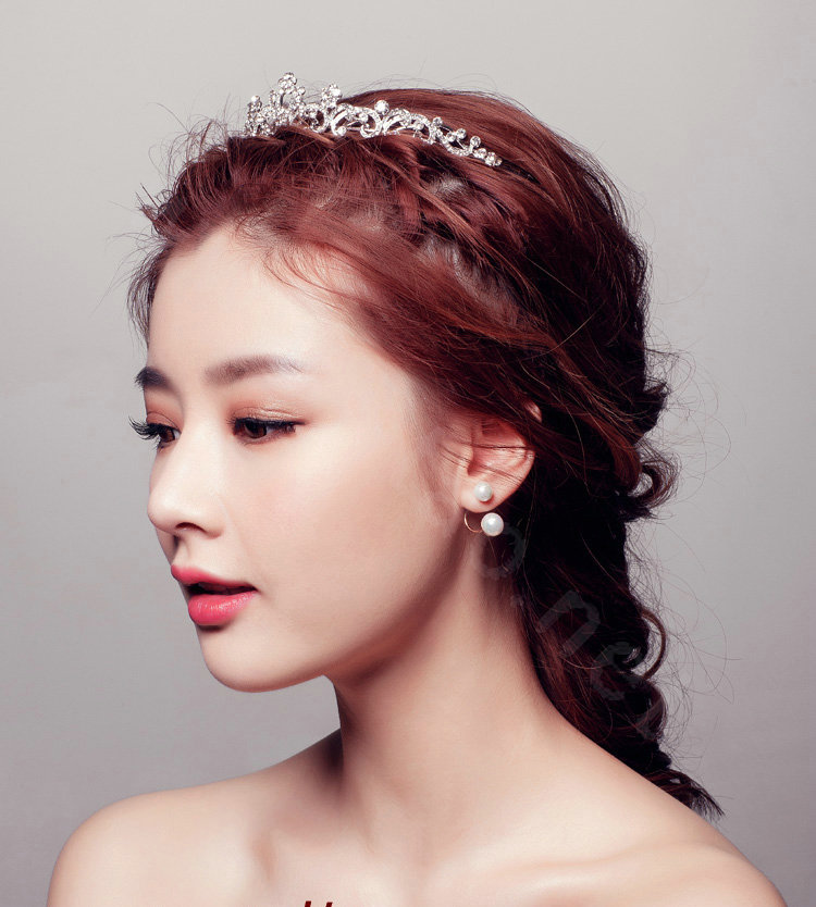 Hot sell Flower Rhinestone Bridal Classic Crown Hairwear Wedding Dress Bride Headband Hair Accessories