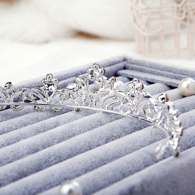 Hot sell Flower Rhinestone Bridal Classic Crown Hairwear Wedding Dress Bride Headband Hair Accessories