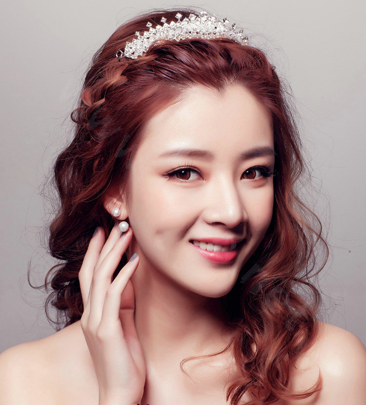 Luxury Bling Crystal Crown Bridal Hairwear Jewelry Wedding Dress Bride Headband Hair Accessories