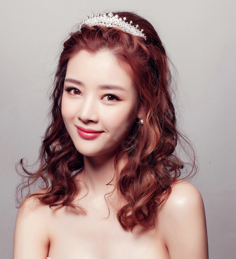 Luxury Bling Crystal Crown Bridal Hairwear Jewelry Wedding Dress Bride Headband Hair Accessories
