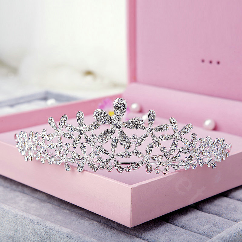Quality Flower Rhinestone Bridal Classic Crown Hairwear Wedding Dress Bride Headband Hair Accessories