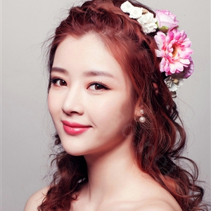 Sweet Garland Artificial Flower Hair Band Bridal Hair Comb Wedding Dress Bride Hairwear Hair Accessories
