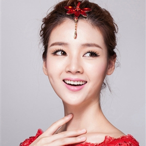 Unique Bling Crystal Flower Tassel Bridal Hair Clasp Classic Cheongsam Wedding Bride Hair Accessories