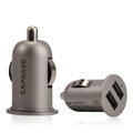 Capdase Auto Dual USB Car Charger Universal Charger for Samsung Galaxy Note 4 N9100 - Grey