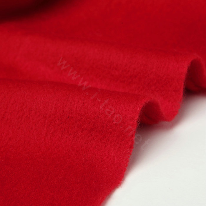 Classic Solid Color Long Wool Shawls Berber Fleece Scarf Women Winter Thicken Tassels Cape - Red