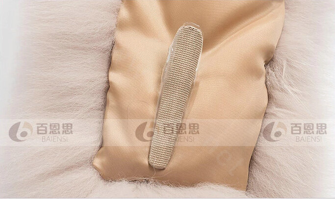 Luxury Fox Fur Scarf Women Winter Warm Neck Wrap Short Fox Fur Collar Clip - Gray