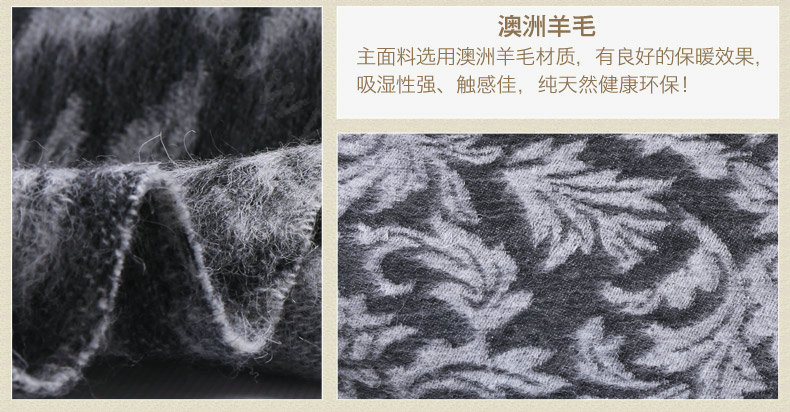 Top Grade Jacquard Weave Wool Shawls Whole Fox Fur Scarf Women Pashmina Thicken Tassels Cape - Gray