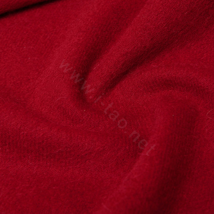 Top Grade Long Wool Shawls Rex Rabbit fur Scarf Women Winter Thicken Tassels Cape - Red