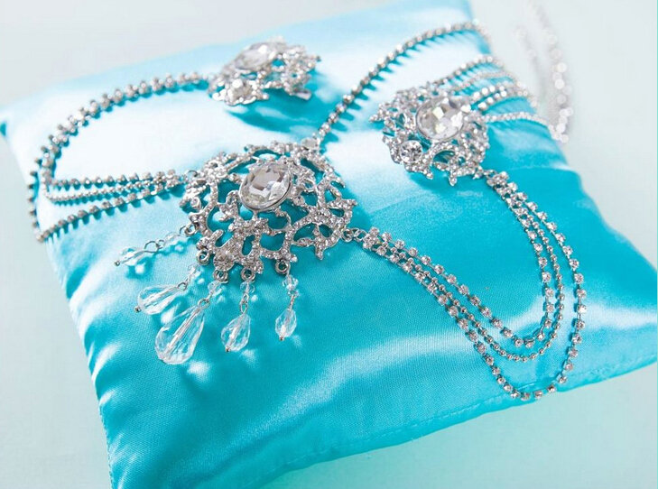 Elegant Wedding Bohemia Headdress Jewelry Crystal Beads Tassel Bridal Headband Hair Accessories