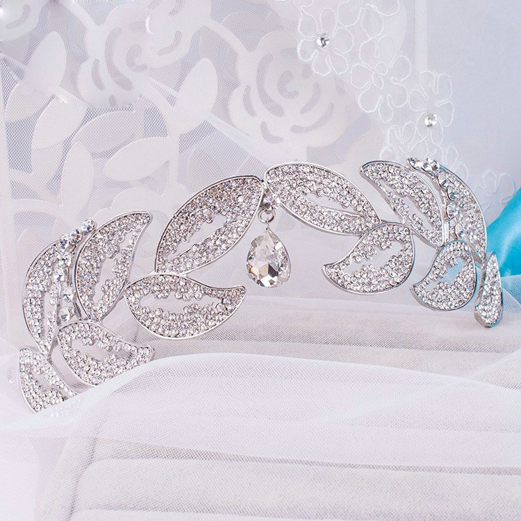 Luxury Retro Wedding Jewelry Baroque Crystal Large Tiaras Bridal Rhinestone Crown Hair Accessories