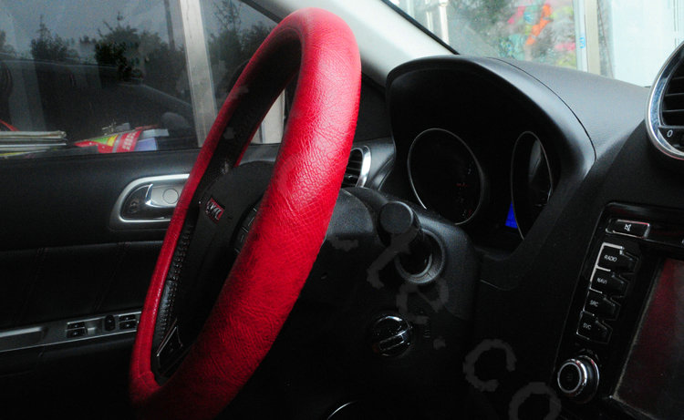 Buy Wholesale Calssic Snake Grain Pu Leather Car Steering Wheel Covers