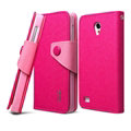 IMAK Cross Flip Leather Cases Book Holster Folder Covers for K-touch U86 - Rose