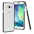 IMAK Metal Cases TPU Shell Bumper Frame Covers for Samsung Galaxy A5 A5000 - Black