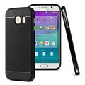 IMAK Neo Knight Silicone Soft Casing TPU Covers Shell for Samsung Galaxy S6 G920F G9200 - Black