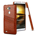 IMAK Sagacity Leather Cases Holster Covers Shell for Huawei Ascend Mate 7 - Brown