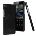 IMAK Sagacity Leather Cases Holster Covers Shell for Huawei Ascend P8 - Black