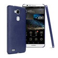 IMAK Slim Leather Back Cases Holster Covers Casing for Huawei Ascend Mate 7 - Blue