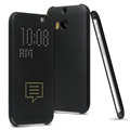 IMAK Smart Dot Matrix Flip Leather Cases for HTC One 2 M8 M8x One+ - Black