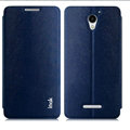 IMAK Squirrel Lines Leather Cases Support Holster Covers for Coolpad S6 9190L - Blue