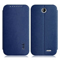 IMAK Squirrel Lines Leather Cases Support Holster Covers for HTC Desire 310 D310W - Blue