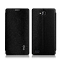 IMAK Squirrel Lines Leather Cases Support Holster Covers for Huawei Honor 3C - Black