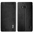 IMAK Squirrel Lines Leather Cases Support Holster Covers for Nokia Lumia Icon 929 930 - Black