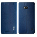IMAK Squirrel Lines Leather Cases Support Holster Covers for Nokia Lumia Icon 929 930 - Blue